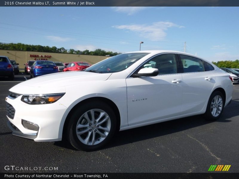 Summit White / Jet Black 2016 Chevrolet Malibu LT