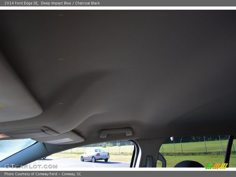 Deep Impact Blue / Charcoal Black 2014 Ford Edge SE