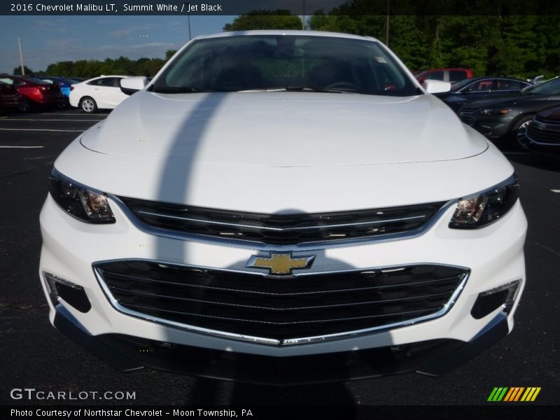 Summit White / Jet Black 2016 Chevrolet Malibu LT