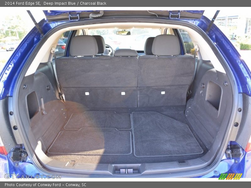 Deep Impact Blue / Charcoal Black 2014 Ford Edge SE