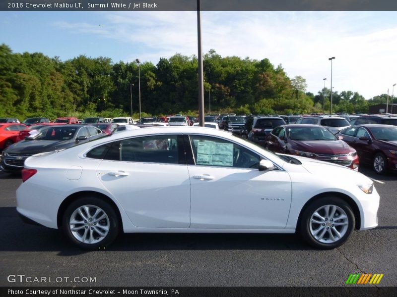 Summit White / Jet Black 2016 Chevrolet Malibu LT