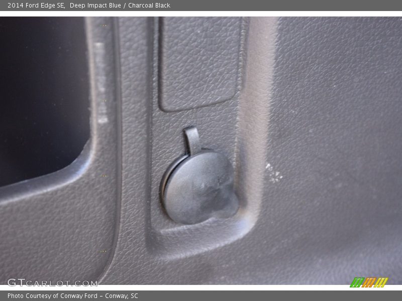 Deep Impact Blue / Charcoal Black 2014 Ford Edge SE