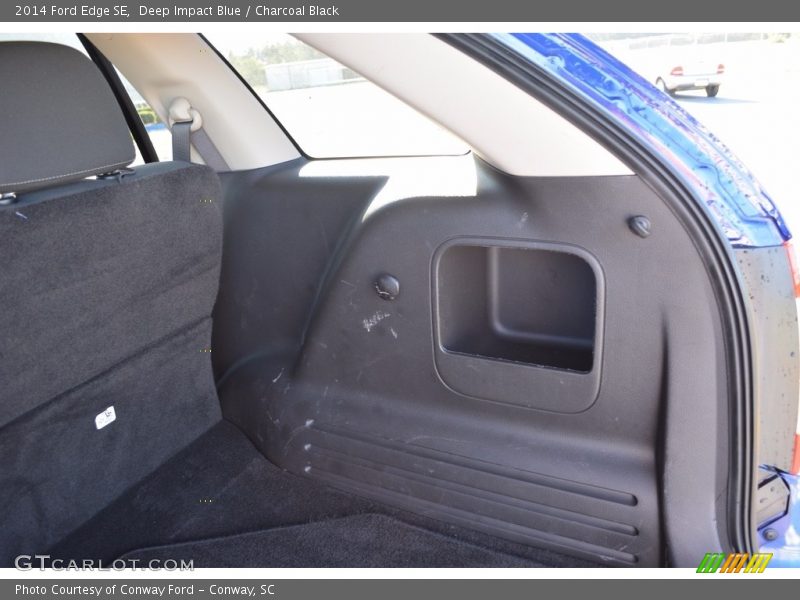 Deep Impact Blue / Charcoal Black 2014 Ford Edge SE