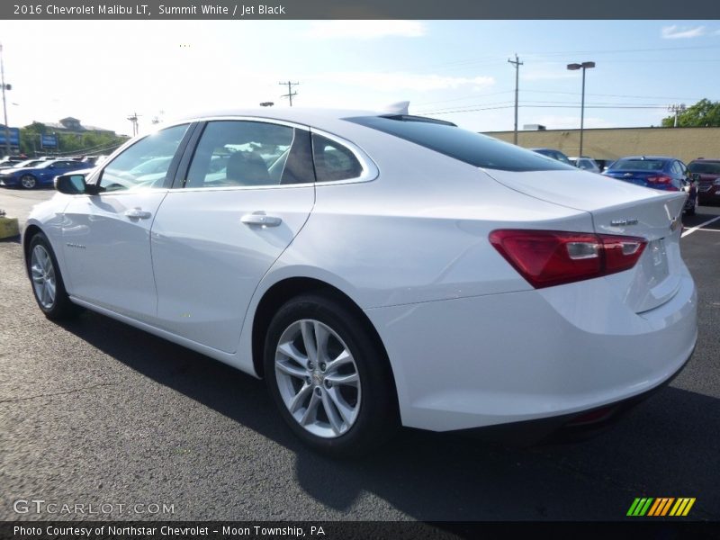 Summit White / Jet Black 2016 Chevrolet Malibu LT