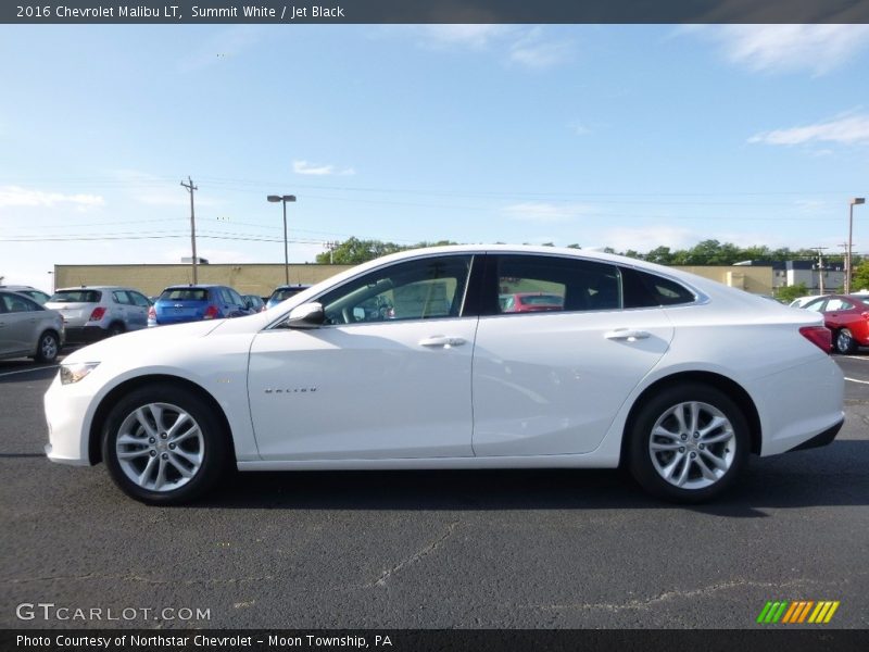 Summit White / Jet Black 2016 Chevrolet Malibu LT