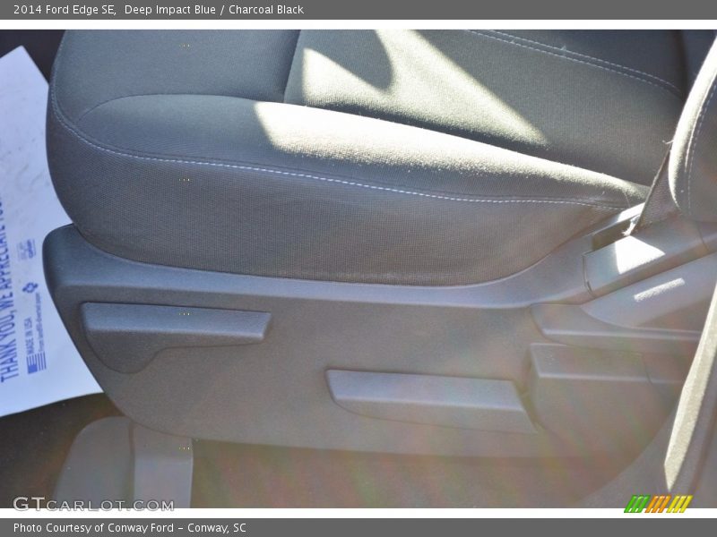 Deep Impact Blue / Charcoal Black 2014 Ford Edge SE