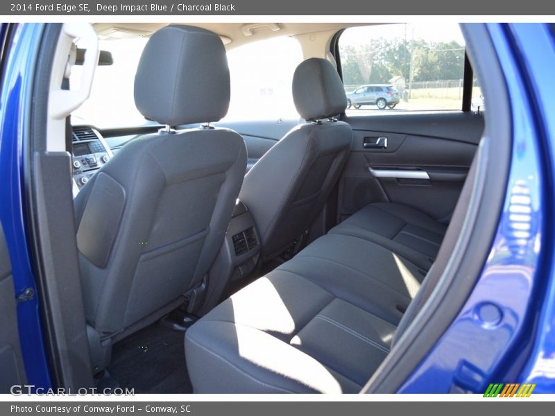 Deep Impact Blue / Charcoal Black 2014 Ford Edge SE