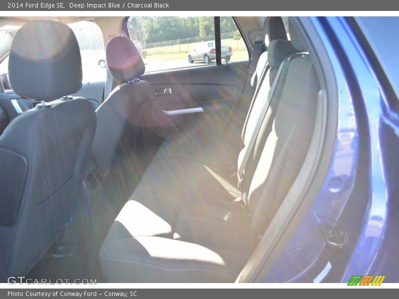 Deep Impact Blue / Charcoal Black 2014 Ford Edge SE