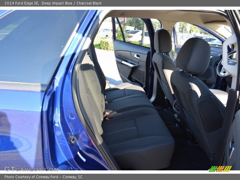 Deep Impact Blue / Charcoal Black 2014 Ford Edge SE