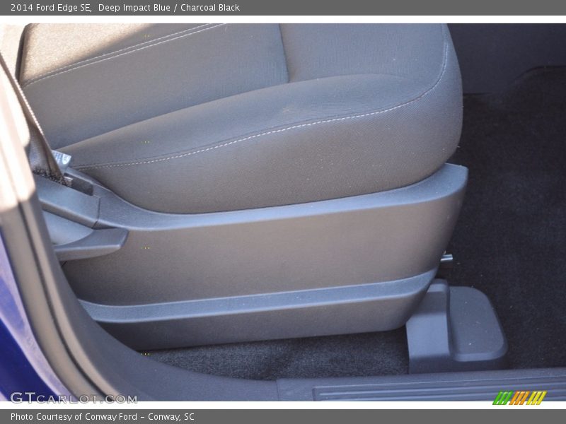 Deep Impact Blue / Charcoal Black 2014 Ford Edge SE