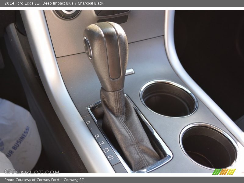 Deep Impact Blue / Charcoal Black 2014 Ford Edge SE