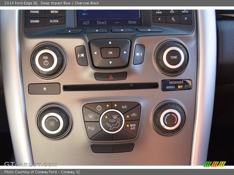 Deep Impact Blue / Charcoal Black 2014 Ford Edge SE
