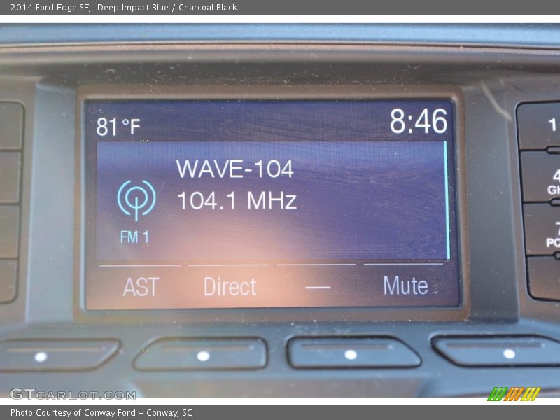 Deep Impact Blue / Charcoal Black 2014 Ford Edge SE