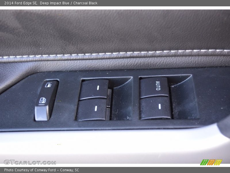 Deep Impact Blue / Charcoal Black 2014 Ford Edge SE
