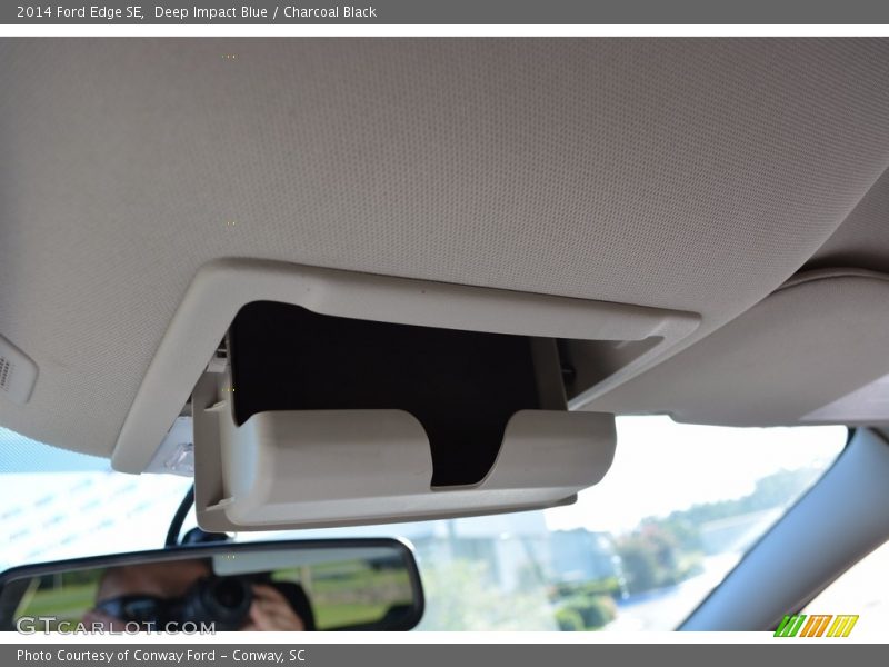 Deep Impact Blue / Charcoal Black 2014 Ford Edge SE