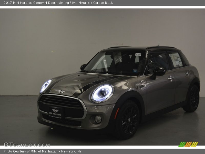 Melting Silver Metallic / Carbon Black 2017 Mini Hardtop Cooper 4 Door