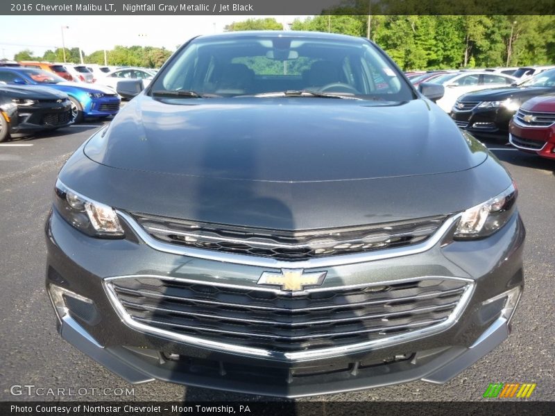 Nightfall Gray Metallic / Jet Black 2016 Chevrolet Malibu LT