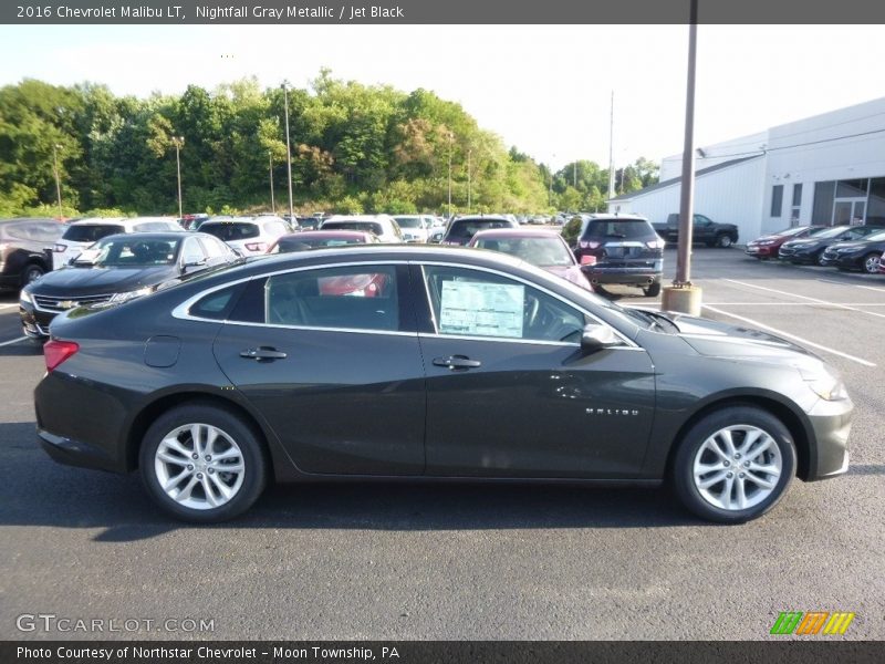 Nightfall Gray Metallic / Jet Black 2016 Chevrolet Malibu LT