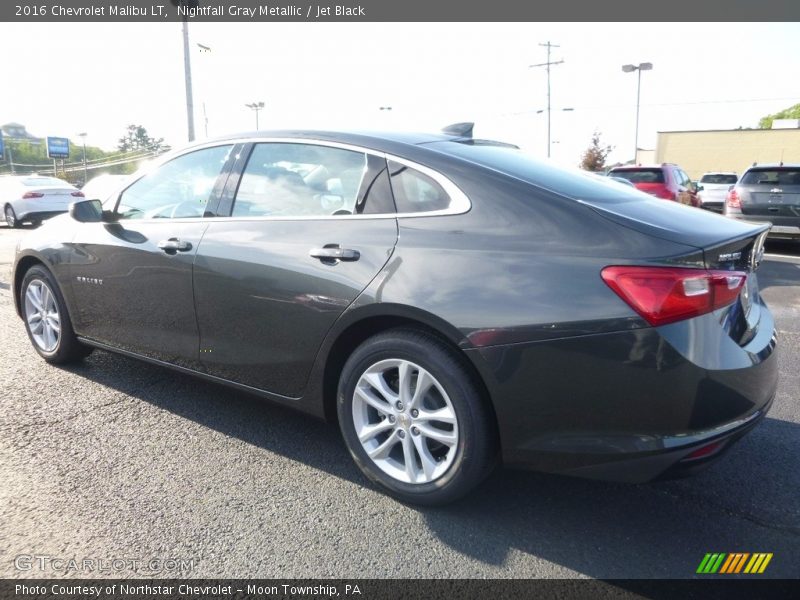 Nightfall Gray Metallic / Jet Black 2016 Chevrolet Malibu LT
