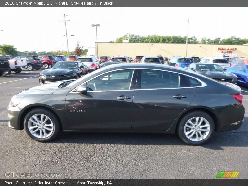 Nightfall Gray Metallic / Jet Black 2016 Chevrolet Malibu LT