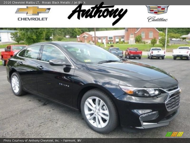 Mosaic Black Metallic / Jet Black 2016 Chevrolet Malibu LT