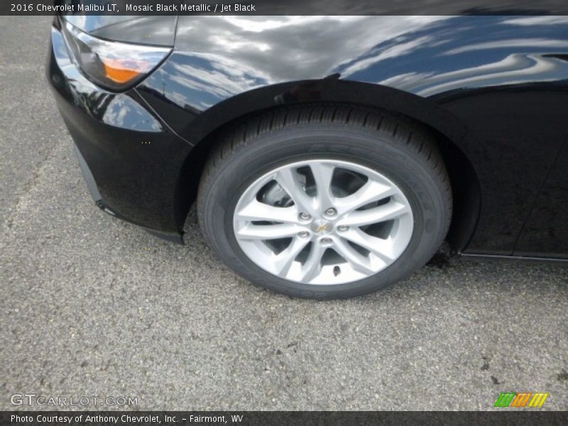 Mosaic Black Metallic / Jet Black 2016 Chevrolet Malibu LT