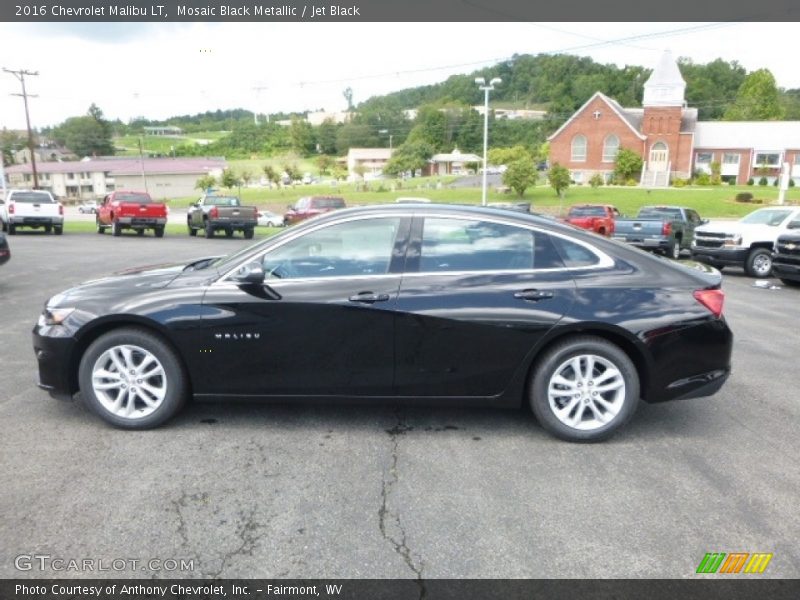 Mosaic Black Metallic / Jet Black 2016 Chevrolet Malibu LT