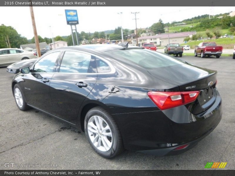 Mosaic Black Metallic / Jet Black 2016 Chevrolet Malibu LT