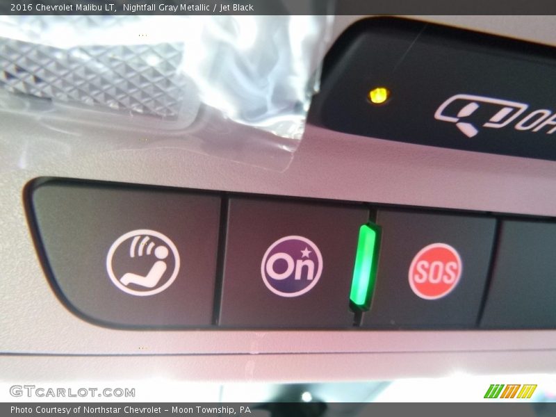 Nightfall Gray Metallic / Jet Black 2016 Chevrolet Malibu LT