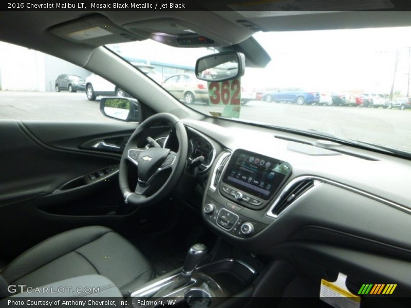 Mosaic Black Metallic / Jet Black 2016 Chevrolet Malibu LT