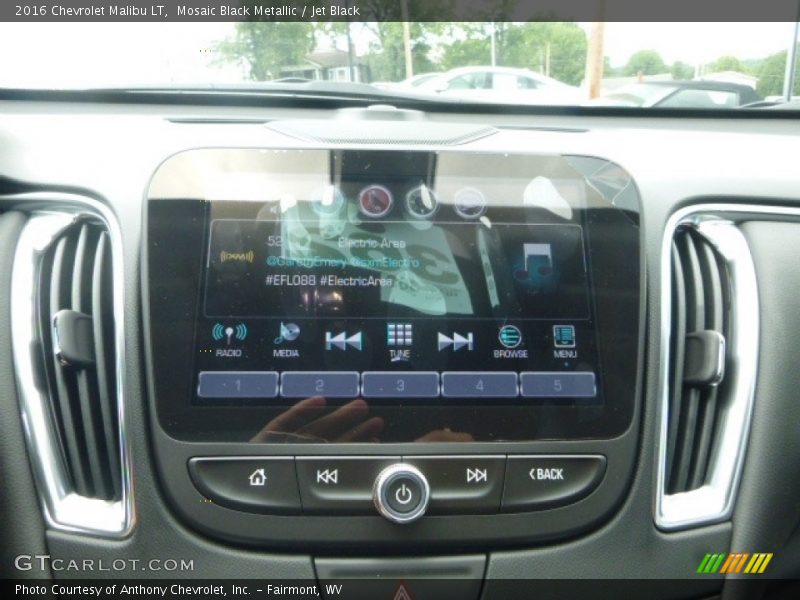 Mosaic Black Metallic / Jet Black 2016 Chevrolet Malibu LT
