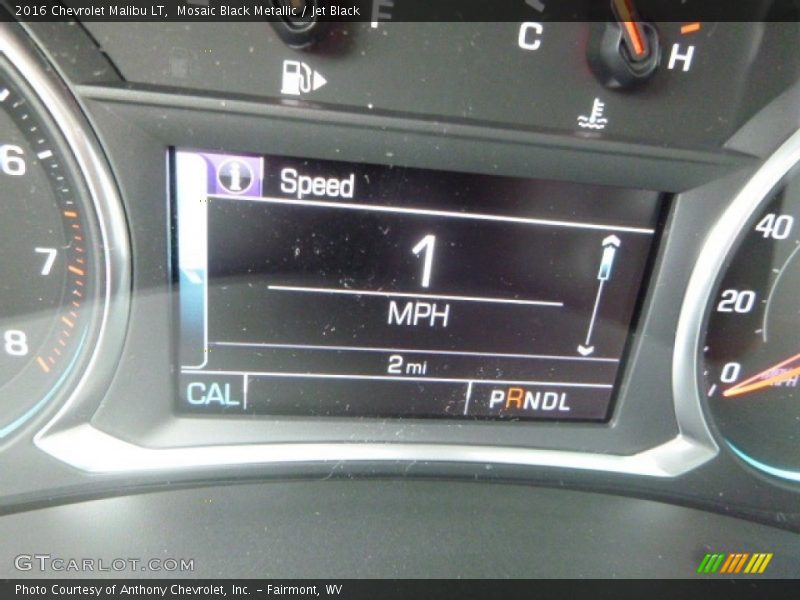 Mosaic Black Metallic / Jet Black 2016 Chevrolet Malibu LT