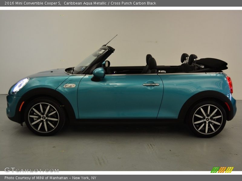 2016 Convertible Cooper S Caribbean Aqua Metallic