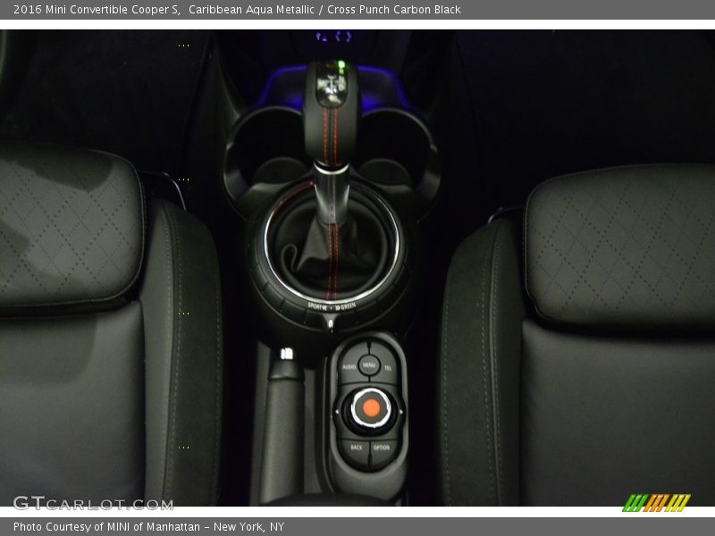 Front Seat of 2016 Convertible Cooper S