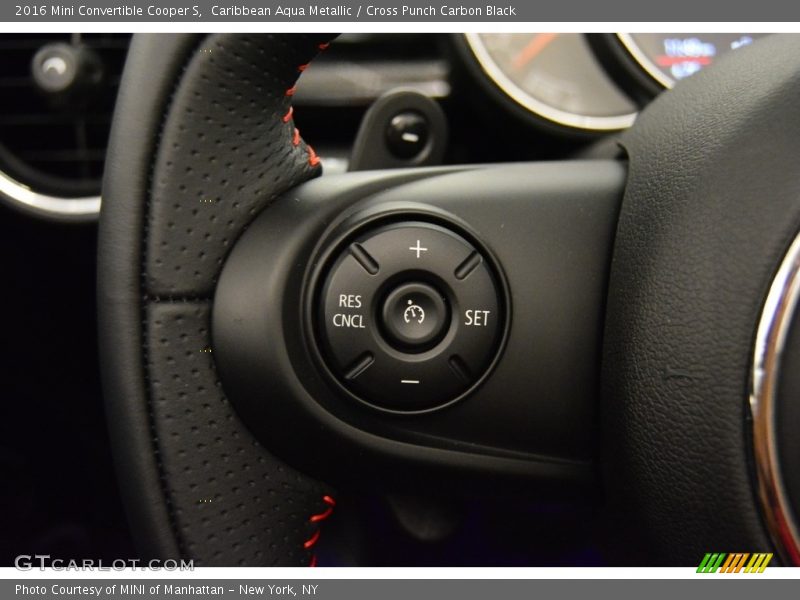 Controls of 2016 Convertible Cooper S