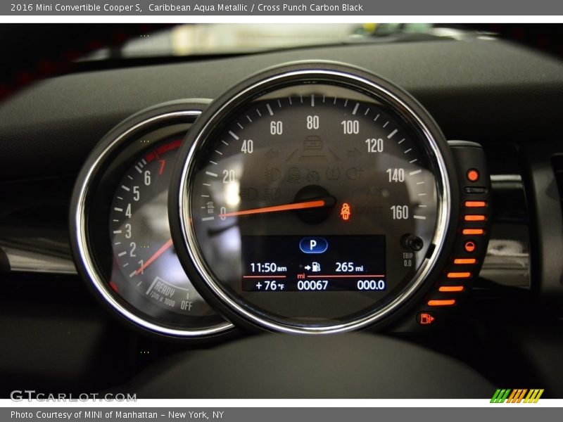  2016 Convertible Cooper S Cooper S Gauges