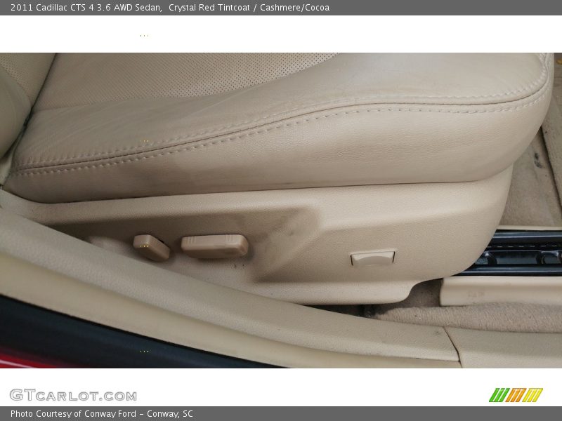 Crystal Red Tintcoat / Cashmere/Cocoa 2011 Cadillac CTS 4 3.6 AWD Sedan