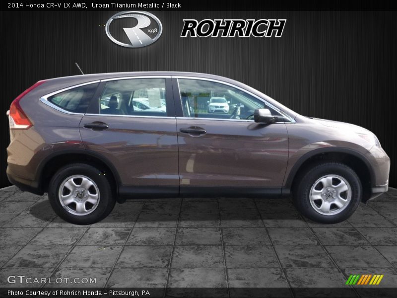Urban Titanium Metallic / Black 2014 Honda CR-V LX AWD