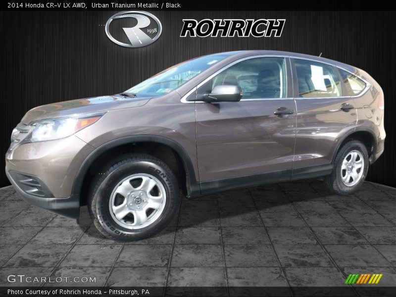 Urban Titanium Metallic / Black 2014 Honda CR-V LX AWD