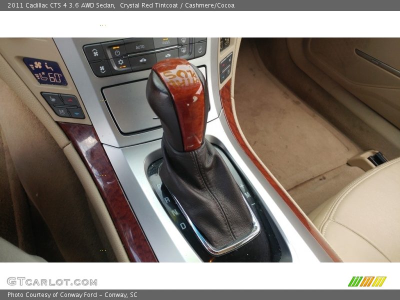 Crystal Red Tintcoat / Cashmere/Cocoa 2011 Cadillac CTS 4 3.6 AWD Sedan