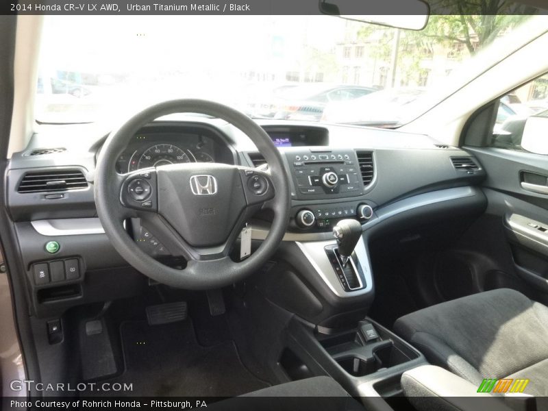 Urban Titanium Metallic / Black 2014 Honda CR-V LX AWD