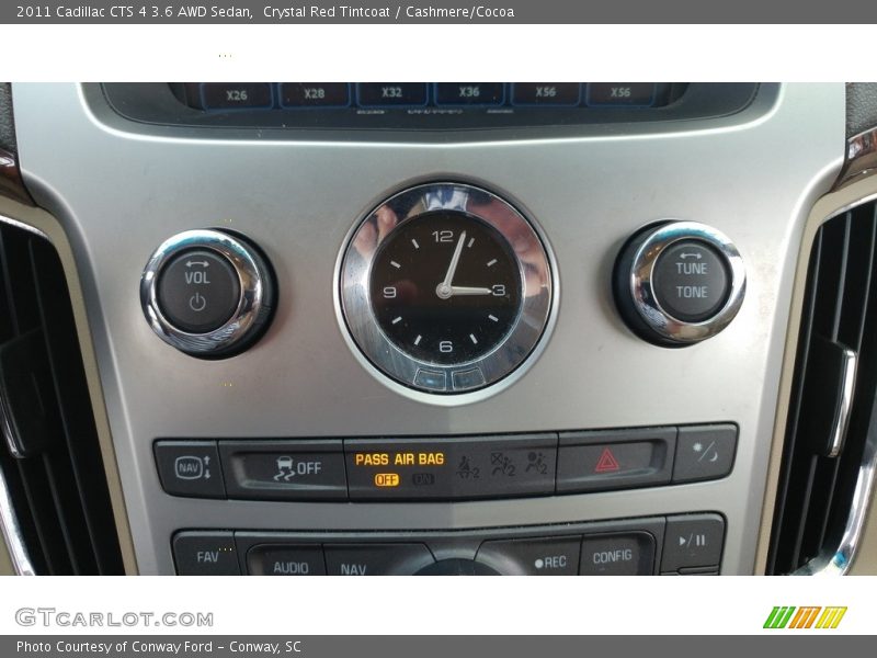 Crystal Red Tintcoat / Cashmere/Cocoa 2011 Cadillac CTS 4 3.6 AWD Sedan
