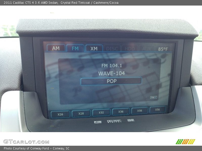 Crystal Red Tintcoat / Cashmere/Cocoa 2011 Cadillac CTS 4 3.6 AWD Sedan