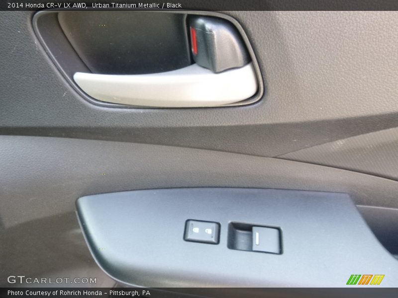 Urban Titanium Metallic / Black 2014 Honda CR-V LX AWD