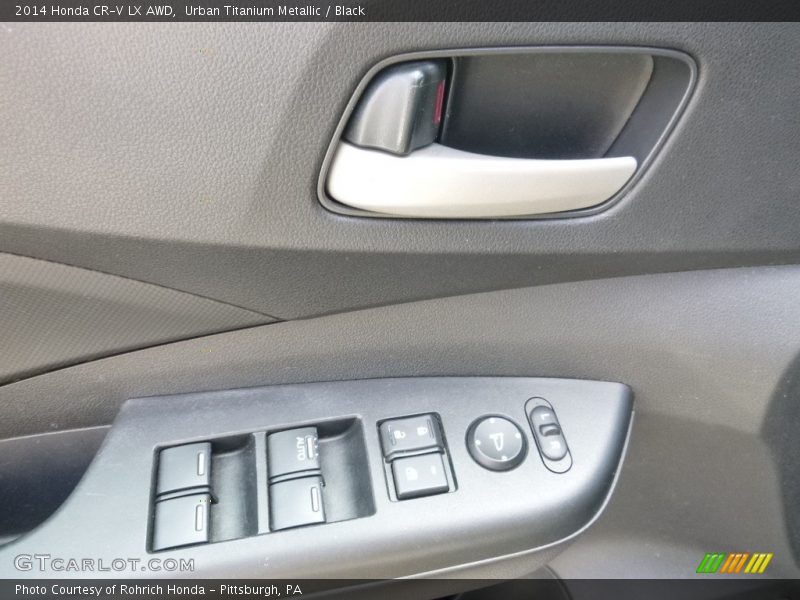Urban Titanium Metallic / Black 2014 Honda CR-V LX AWD