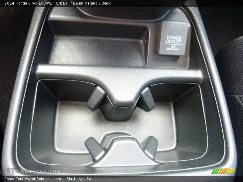Urban Titanium Metallic / Black 2014 Honda CR-V LX AWD
