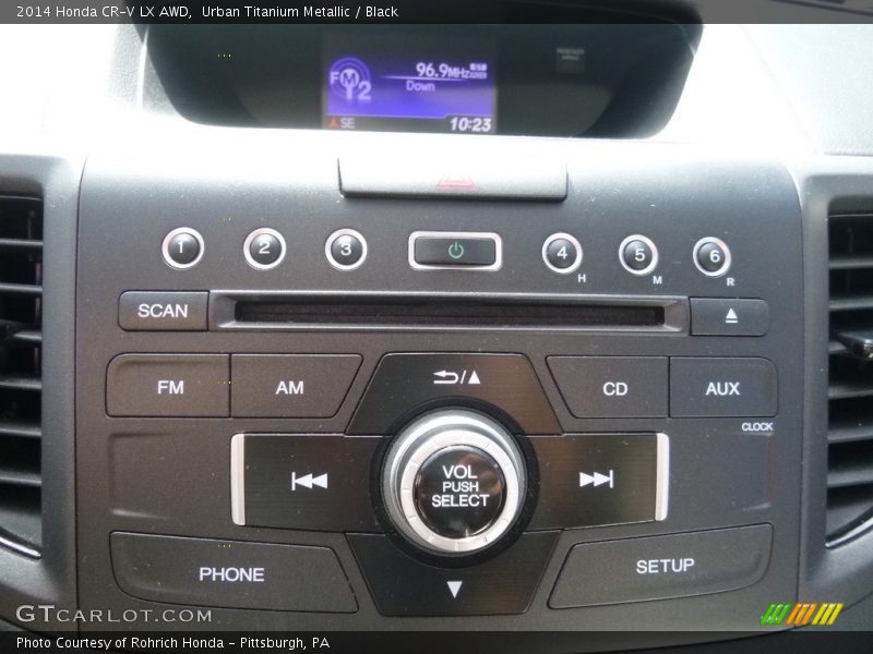 Urban Titanium Metallic / Black 2014 Honda CR-V LX AWD