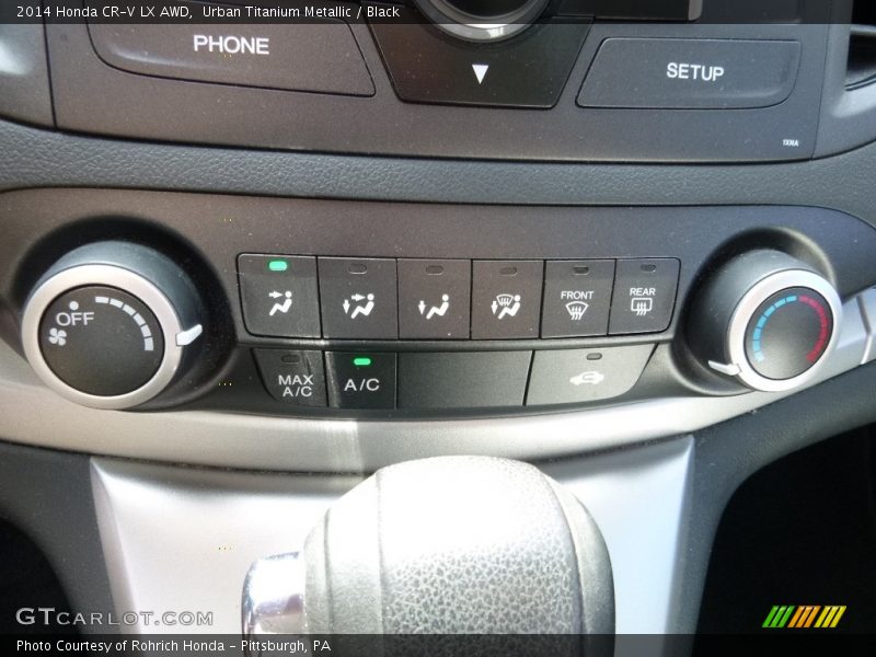 Urban Titanium Metallic / Black 2014 Honda CR-V LX AWD