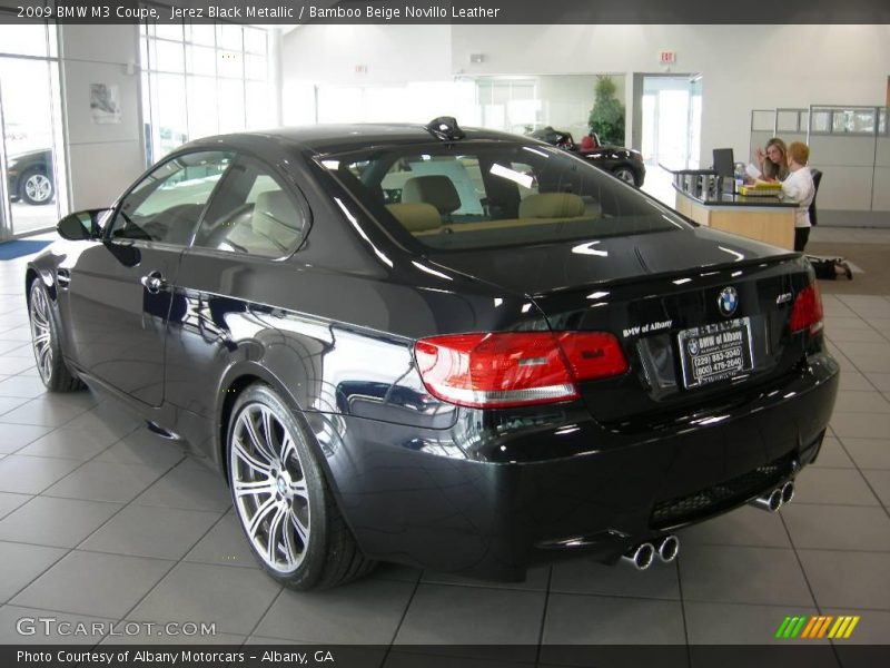 Jerez Black Metallic / Bamboo Beige Novillo Leather 2009 BMW M3 Coupe