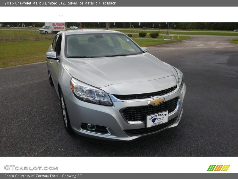 Silver Ice Metallic / Jet Black 2016 Chevrolet Malibu Limited LTZ